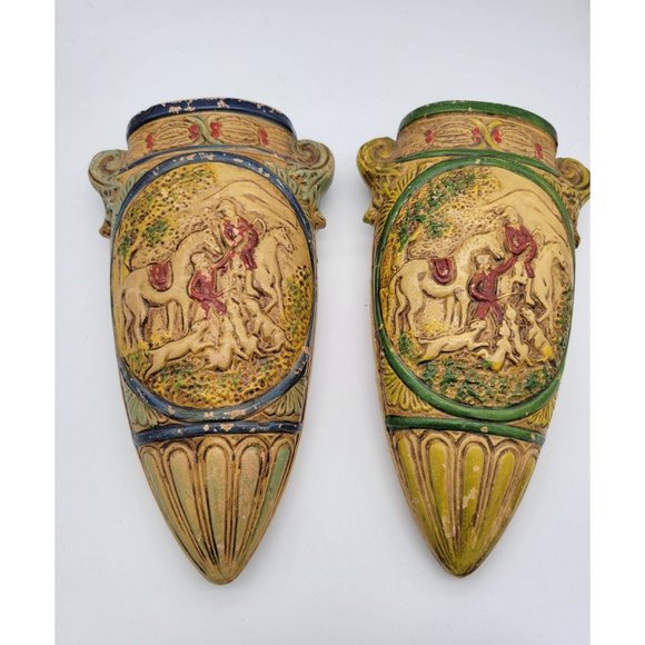 No brand / Not sure Accents Antique 93s Japanese Wall Pocket Set